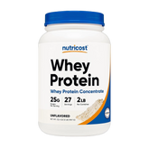 Nutricost, Whey Protein Concentrate, Unflavored, 2 lb