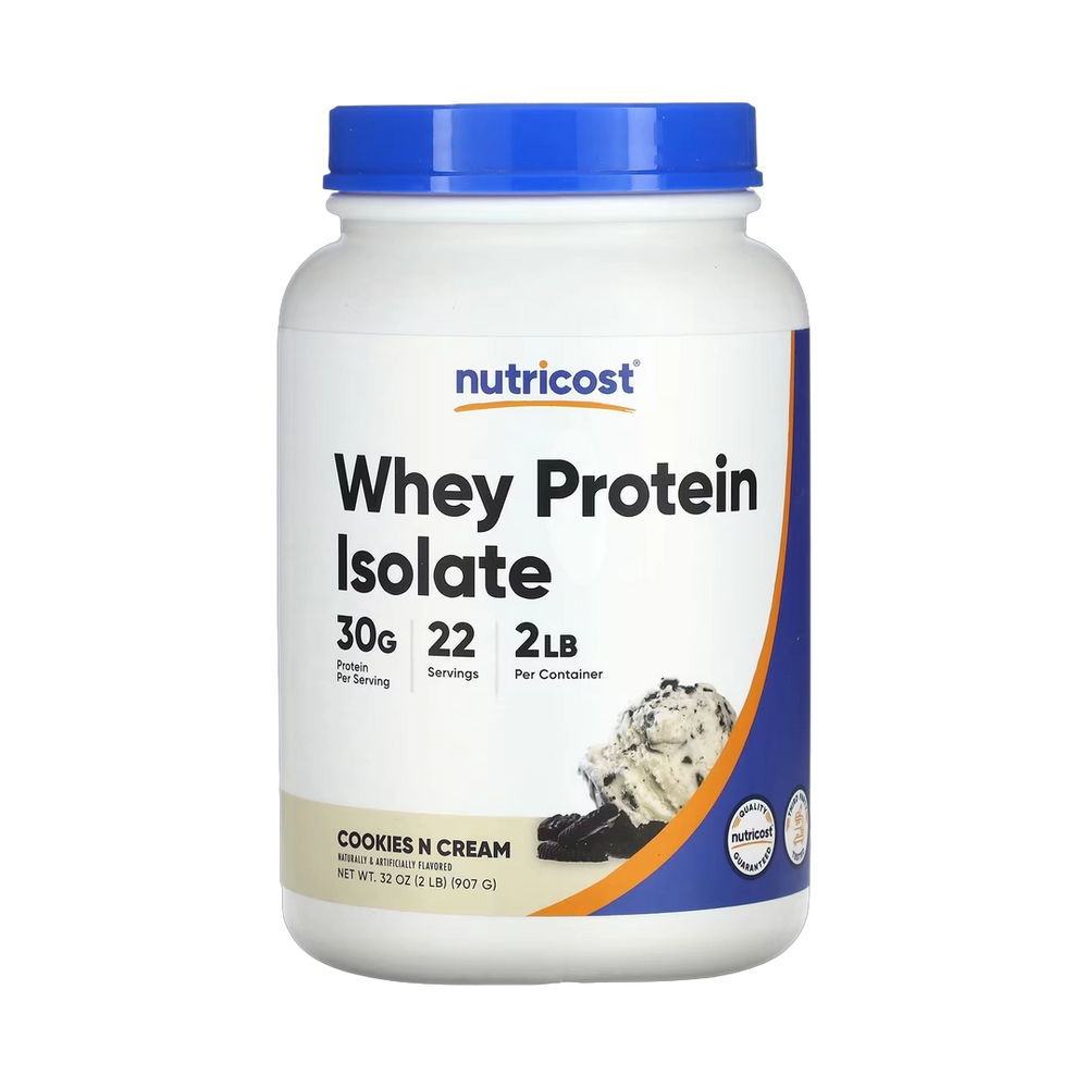 Nutricost, Whey Protein Isolate, Cookies N Cream, 2 lb, 907 g