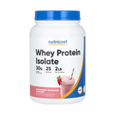 Nutricost, Whey Protein Isolate, Strawberry Milkshake, 2 lb, 907 g