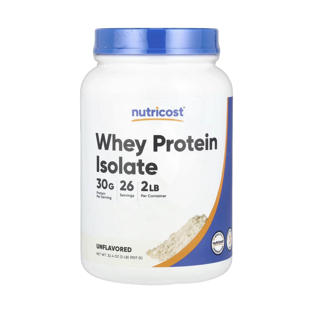 Nutricost, Whey Protein Isolate, Unflavored, 2 lb, 907 g