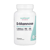 Nutricost, Women, D-Mannose with Cranberry Extract, 90 Capsules