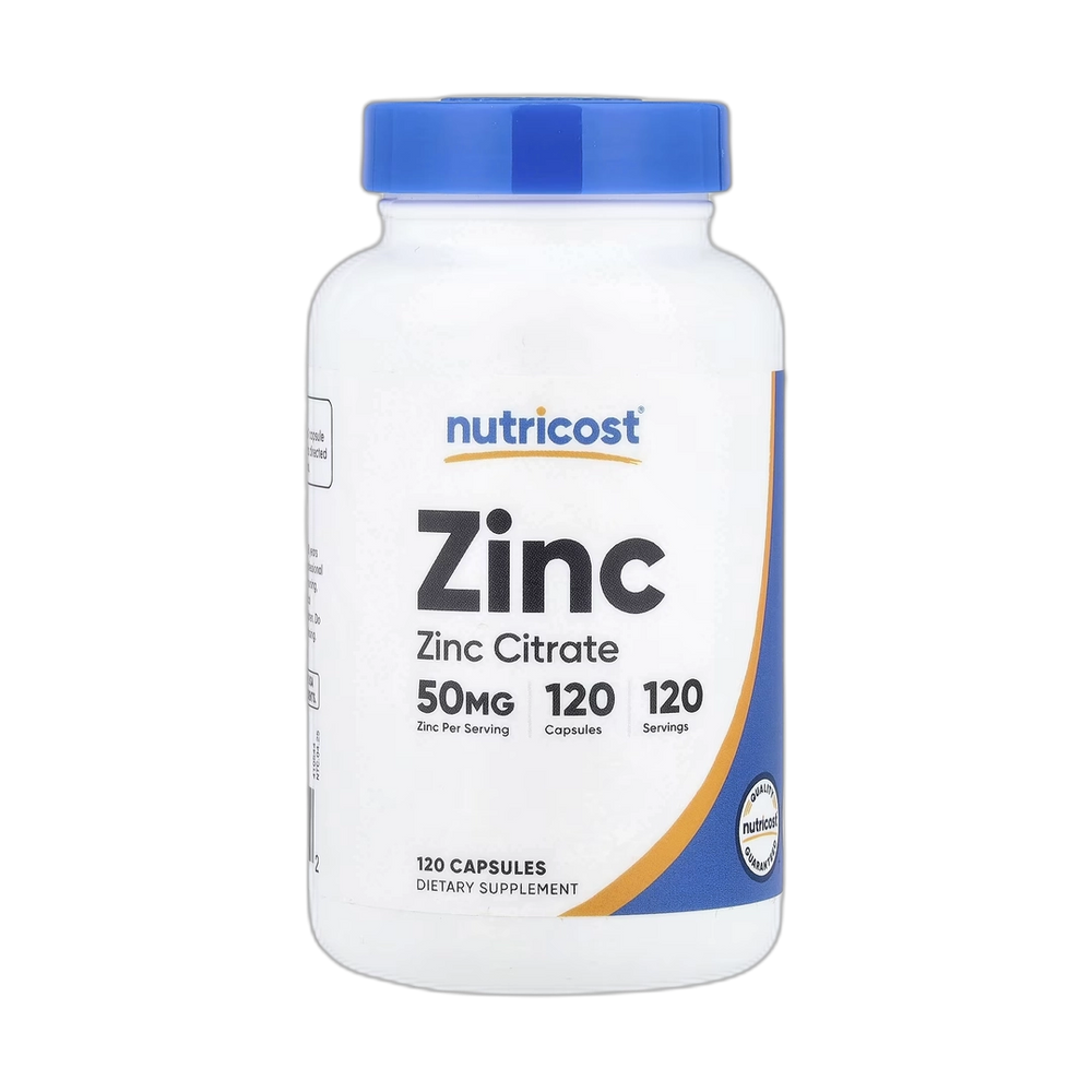 Nutricost, Zinc, 50 mg, 120 Capsules
