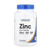 Nutricost, Zinc, 50 mg, 120 Capsules