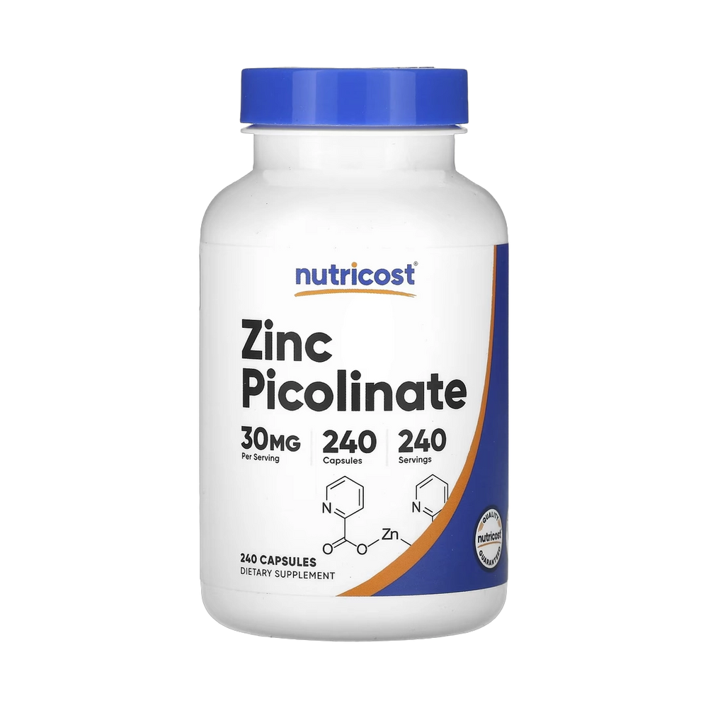 Nutricost, Zinc Picolinate, 30 mg, 240 Capsules
