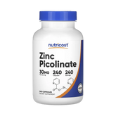 Nutricost, Zinc Picolinate, 30 mg, 240 Capsules