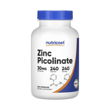 Nutricost, Zinc Picolinate, 30 mg, 240 Capsules