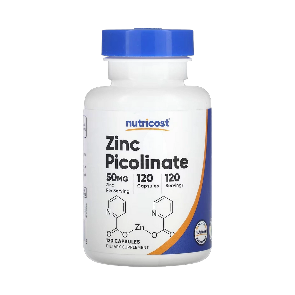 Nutricost, Zinc Picolinate, 50 mg, 120 Capsules