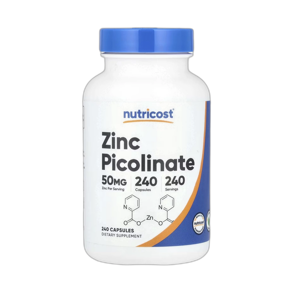 Nutricost, Zinc Picolinate, 50 mg, 240 Capsules