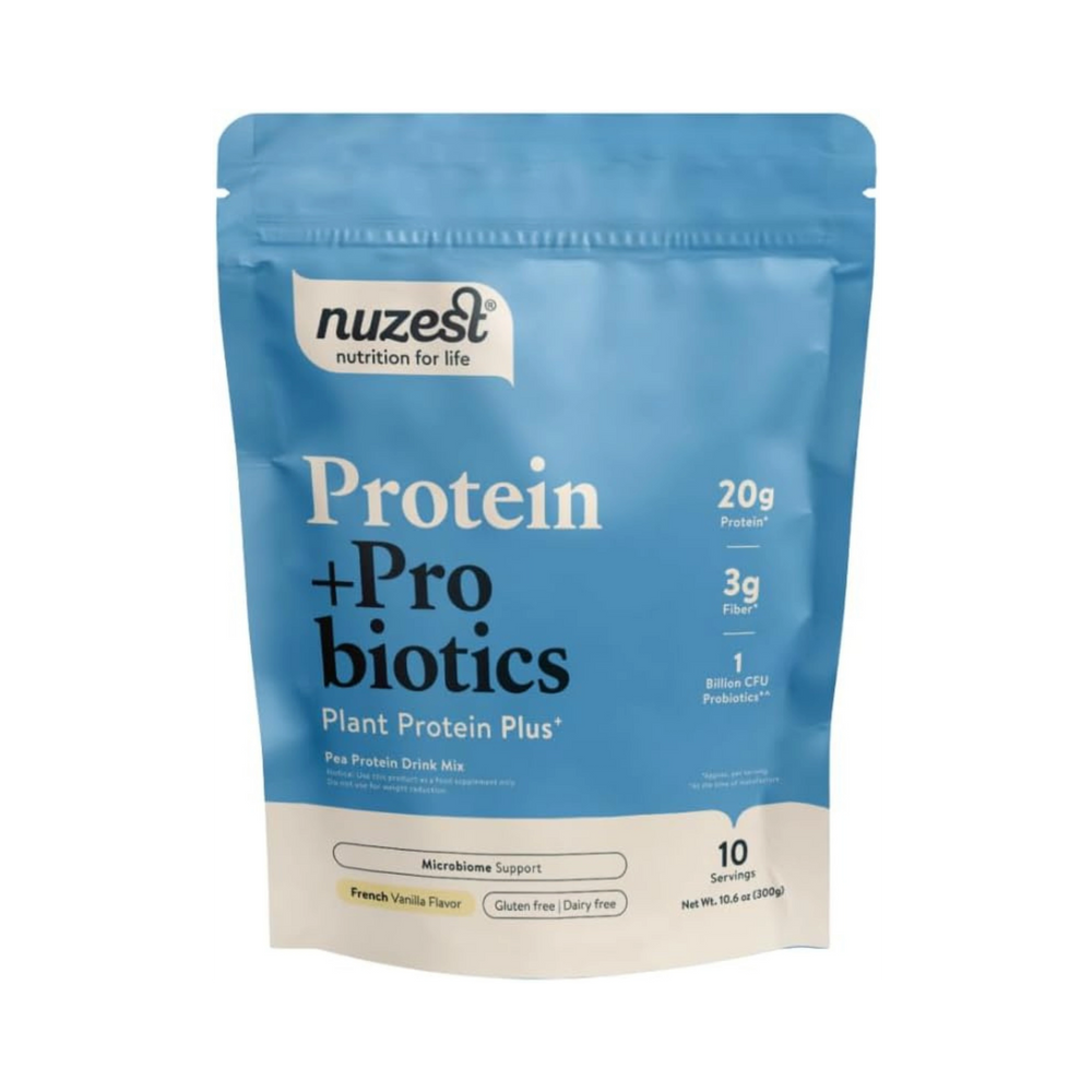 Nuzest, Protein + Probiotics, French Vanilla, 10.6 Oz