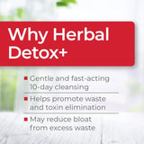 Health Plus, Herbal Detox+, 10-Day Cleanse, 40 Capsules