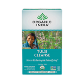 Organic India, Tulsi Cleanse Tea, Caffeine-Free, 18 Infusion Bags, 1.02 Oz