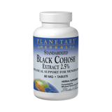 Planetary Herbals, Black Cohosh Extract 2.5% Standardized, 45 Tablets