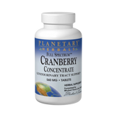 Planetary Herbals, Cranberry Concentrate, Full Spectrum, 45 Tablets