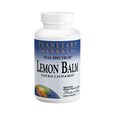 Planetary Herbals, Lemon Balm, Full Spectrum, 60 Tablets