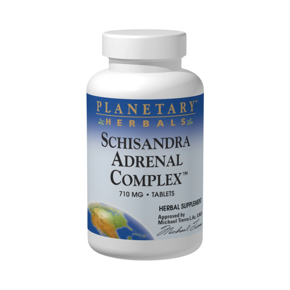 Planetary Herbals, Schisandra Adrenal Complex, 60 Tablets