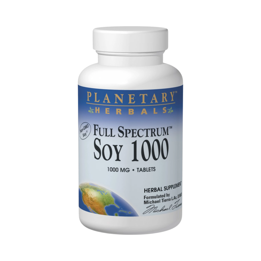 Planetary Herbals, Soy 1000, Full Spectrum, 60 Tablets