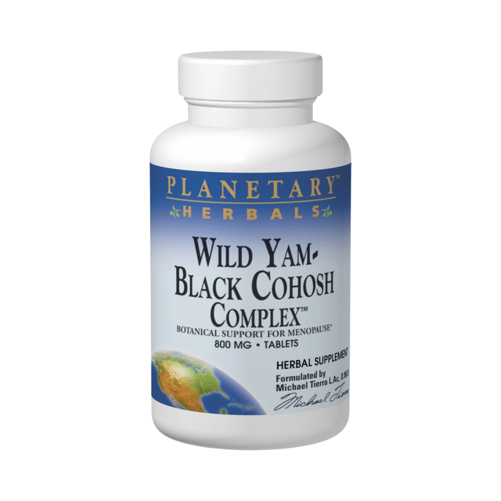 Planetary Herbals, Wild Yam-Black Cohosh Complex, 60 Tablets