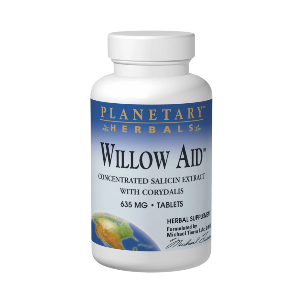 Planetary Herbals, Willow Aid, 30 Tablets