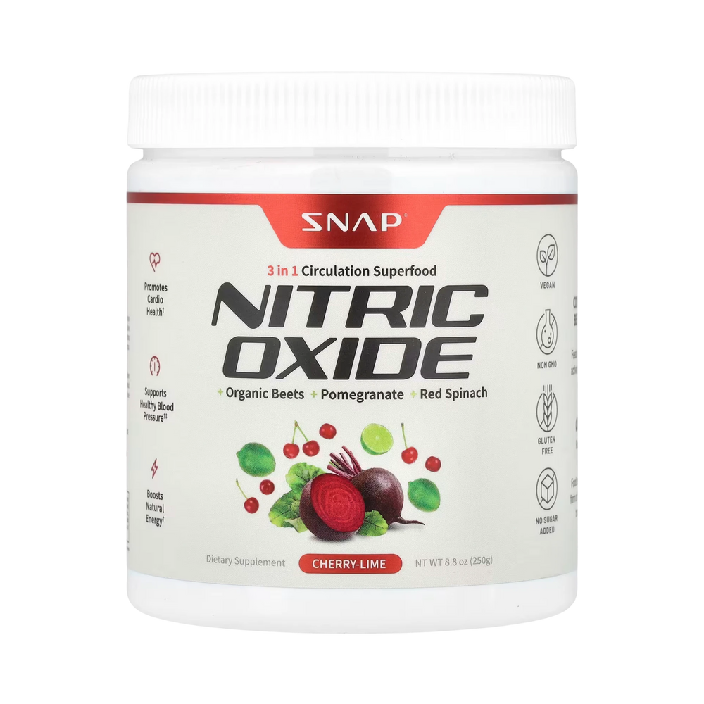 Snap Supplements, Nitric Oxide, Cherry-Lime, 8.8 Oz