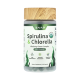 Snap Supplements, Spirulina & Chlorella, 120 Capsules