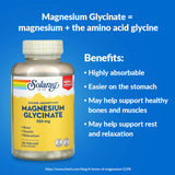 Solaray, High Absorption Magnesium Glycinate, 350 mg, 120 Veg Capsules