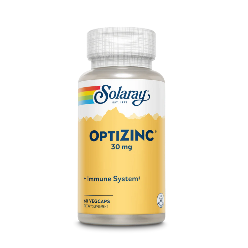 Solaray, Optizinc, 30 Mg, 60 Capsules