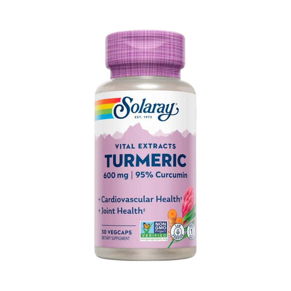 Solaray, Turmeric Extract, 600 Mg, 30 Capsules
