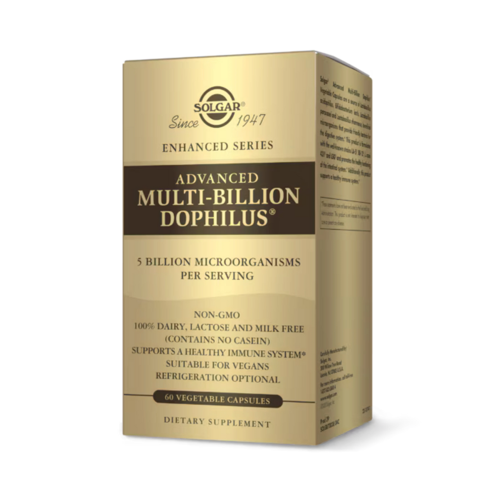 Solgar, Advanced Multi-Billion Dophilus, 60 Vegetable Capsules