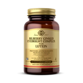 Solgar, Bilberry Ginkgo Eyebright Complex Plus Lutein, 60 Vegetable Capsules