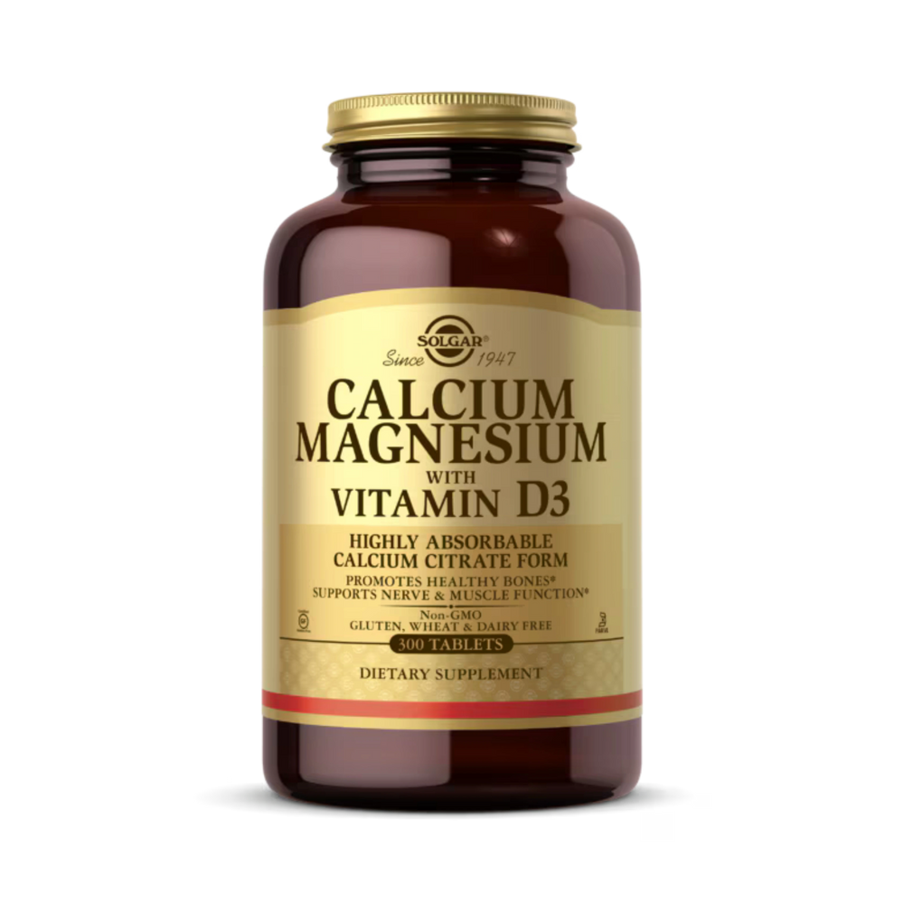 Solgar, Calcium Magnesium with Vitamin D3, 300 Tablets