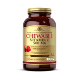 Solgar, Chewable Vitamin C, Natural Cran-Raspberry, 500 Mg, 90 Chewable Tablets