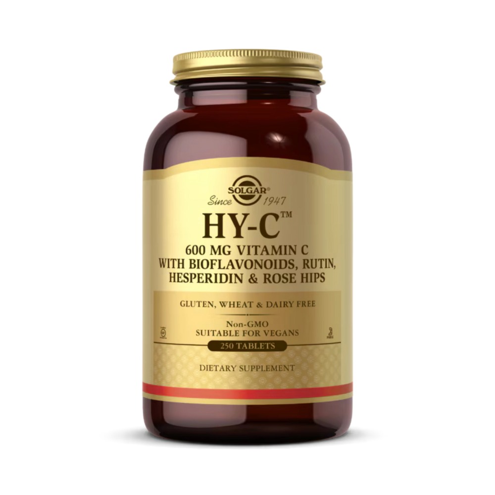 Solgar, Hy-C, 250 Tablets (600 mg Vitamin C with 100 mg Bioflavonoids)