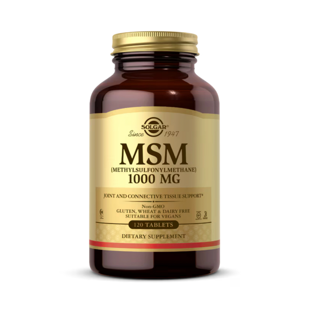 Solgar, MSM (Methylsulfonylmethane), 1,000 Mg, 120 Tablets