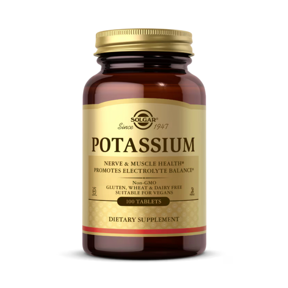 Solgar, Potassium, 99 Mg, 100 Tablets