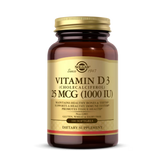 Solgar, Vitamin D 3 (Cholecalciferol), 25 Mcg (1,000 IU), 100 Softgels