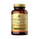 Solgar, Vitamin D3 (Cholecalciferol), 15 Mcg (600 IU), 120 Vegetable Capsules
