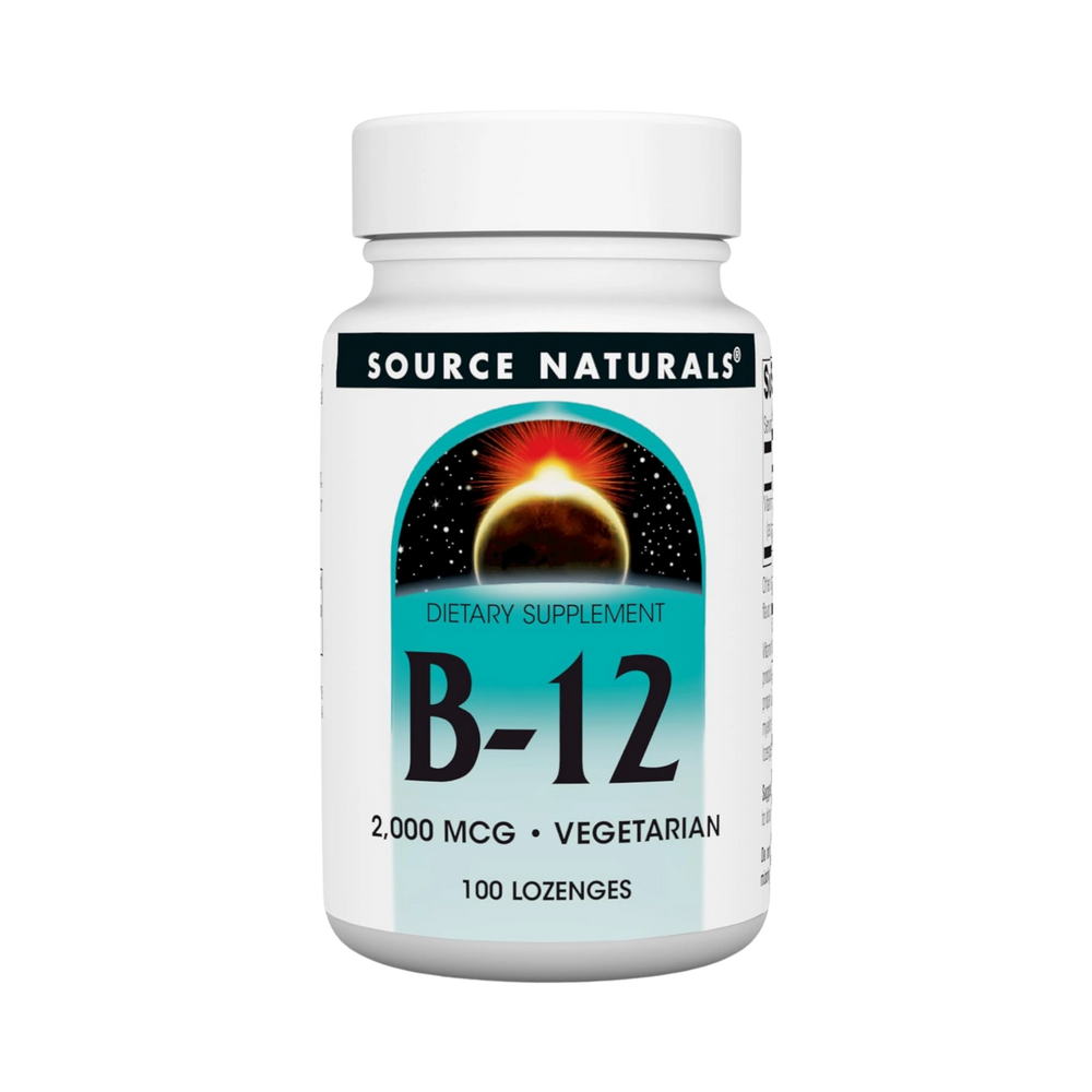 Source Naturals, B-12, 2000 Mcg, 100 Lozenge