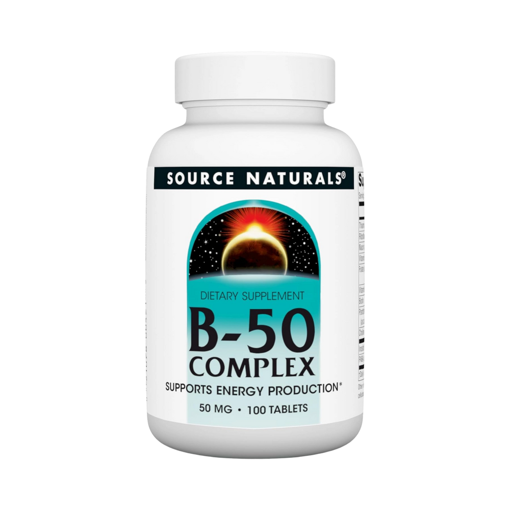 Source Naturals, B-50 Complex, 50 Mg, 100 Tablets