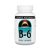 Source Naturals, B-6, 100 Mg, 250 Tablets