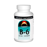 Source Naturals, B-6, 500 Mg, 100 Tablets