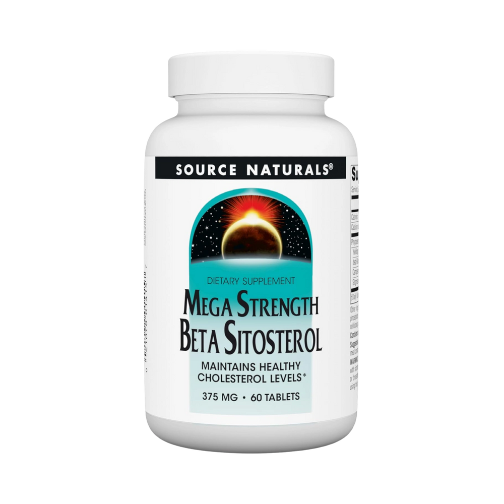 Source Naturals, Beta Sitosterol, Mega Strength, 375 Mg, 60 Tablets