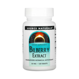 Source Naturals, Bilberry Extract, 50 mg, 120 Tablets