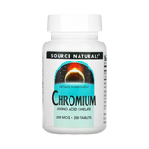 Source Naturals, Chromium, 200 Mcg, 100 Tablets