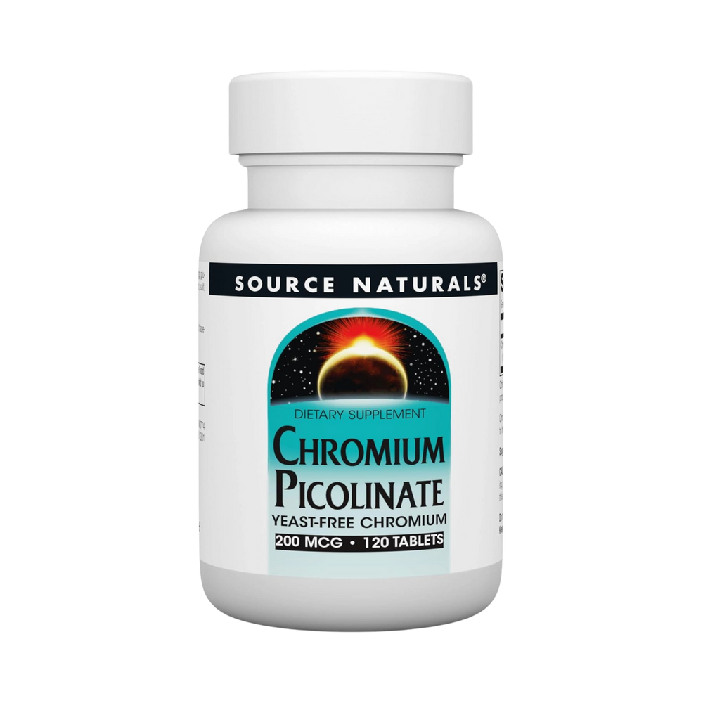 Source Naturals, Chromium Picolinate, 200 Mcg, 120 Tablets