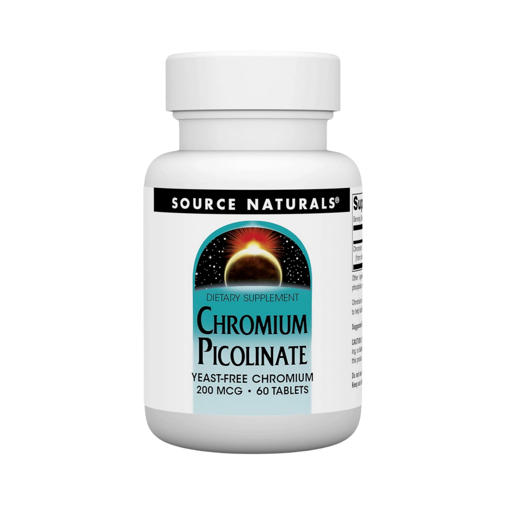 Source Naturals, Chromium Picolinate, 200 Mcg, 60 Tablets