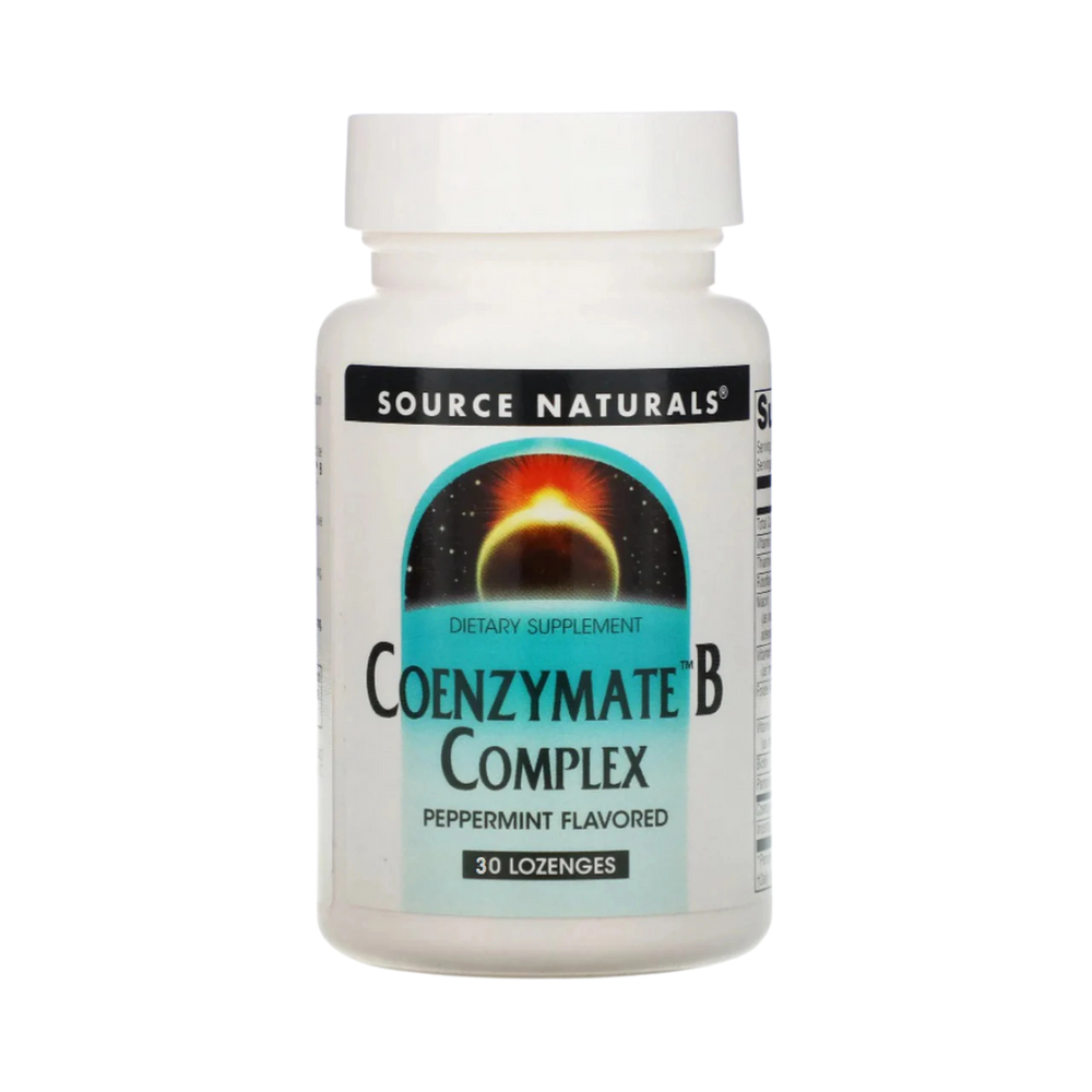 Source Naturals, Coenzymate B Complex, 30 Peppermint Lozenge