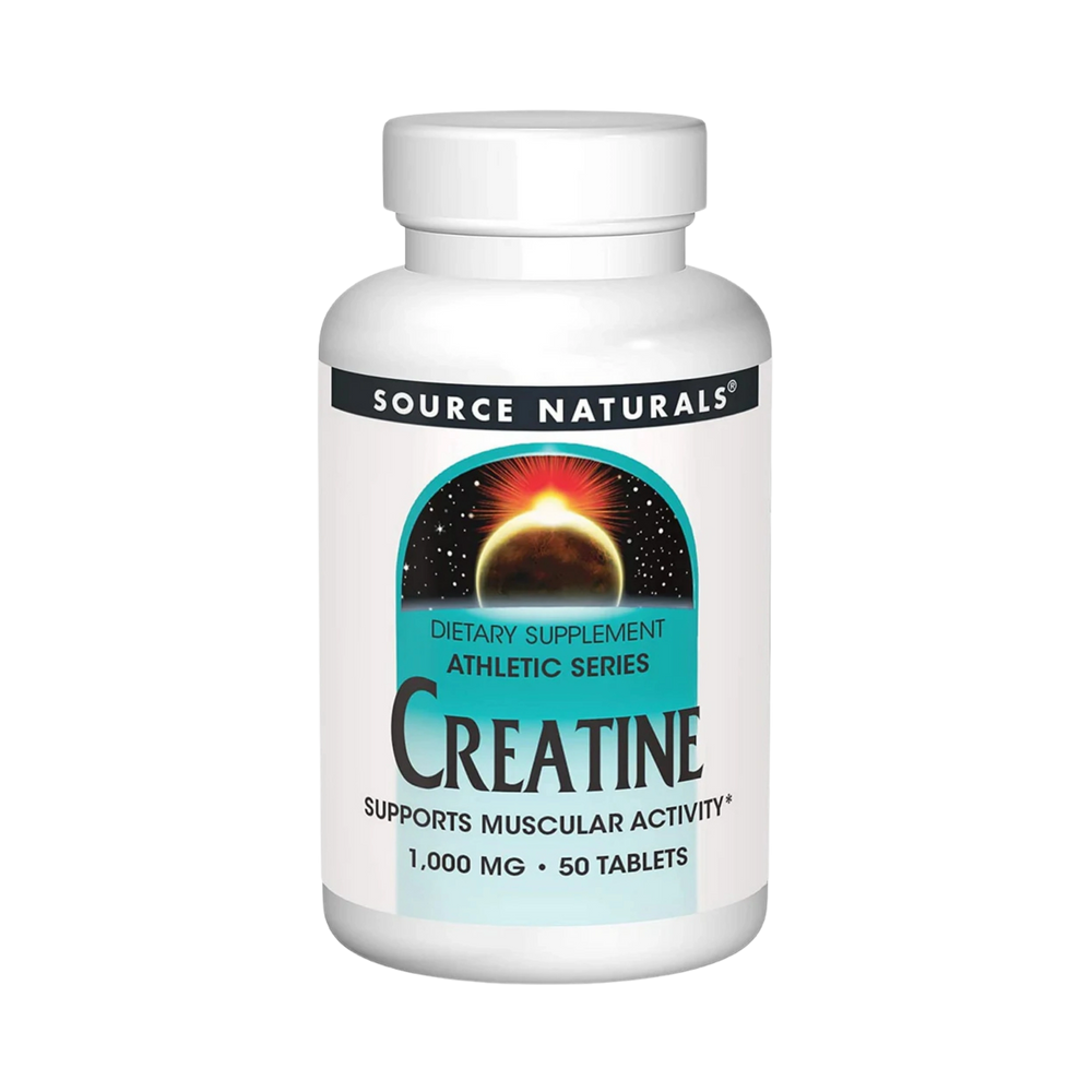 Source Naturals, Creatine, Athletic Series, 1000 Mg, 50 Tablets