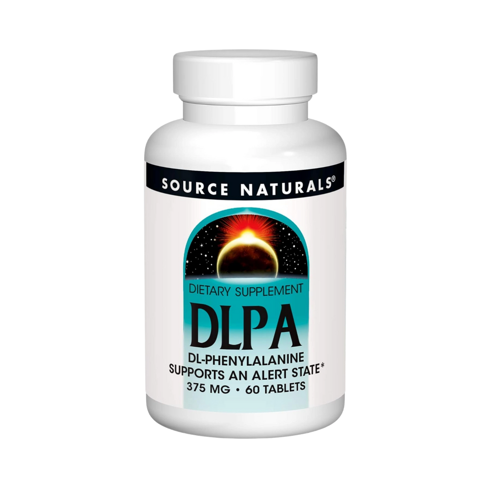 Source Naturals, DLPA, 375 Mg, 60 Tablets