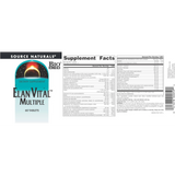 Source Naturals, Elan Vital, Multiple, 60 Tablets