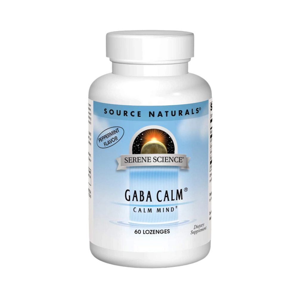 Source Naturals, GABA Calm Peppermint, 60 lozenges